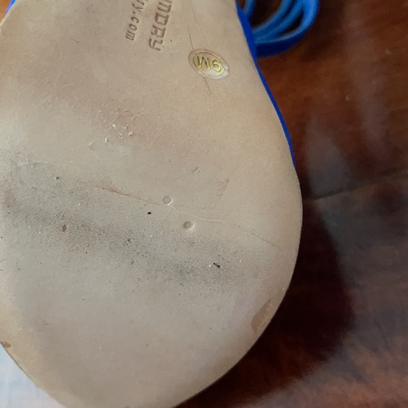 Chinese Laundry Blue Suede ‘Haughty’ Heels size 9 - Picture 9 of 12